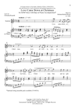 Love Came Down at Christmas (Downloadable Choral Score)