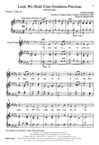 Lord, We Hold Your Goodness Precious (Downloadable)