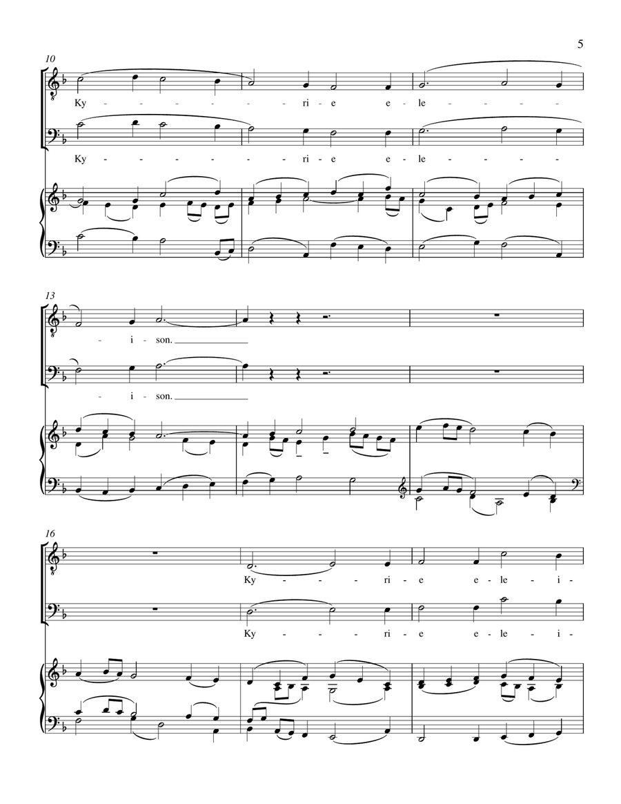 Missa in dulci jubilo Missa in dulci jubilo 4-Part scores gallery preview page 5