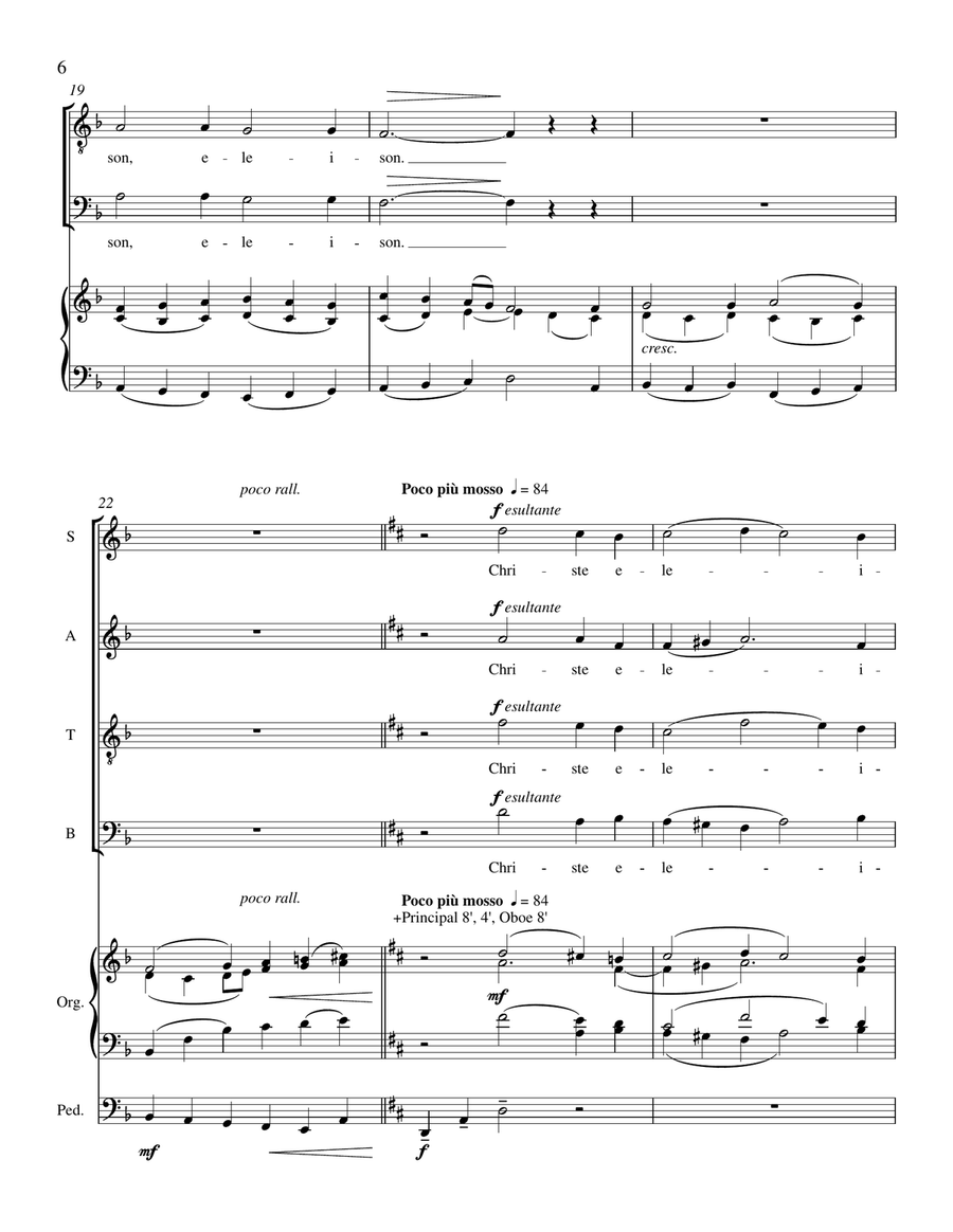 Missa in dulci jubilo Missa in dulci jubilo 4-Part scores gallery preview page 6