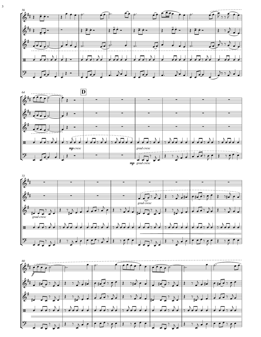 Pictures At An Exhibition Brass Ensemble scores gallery preview page 5