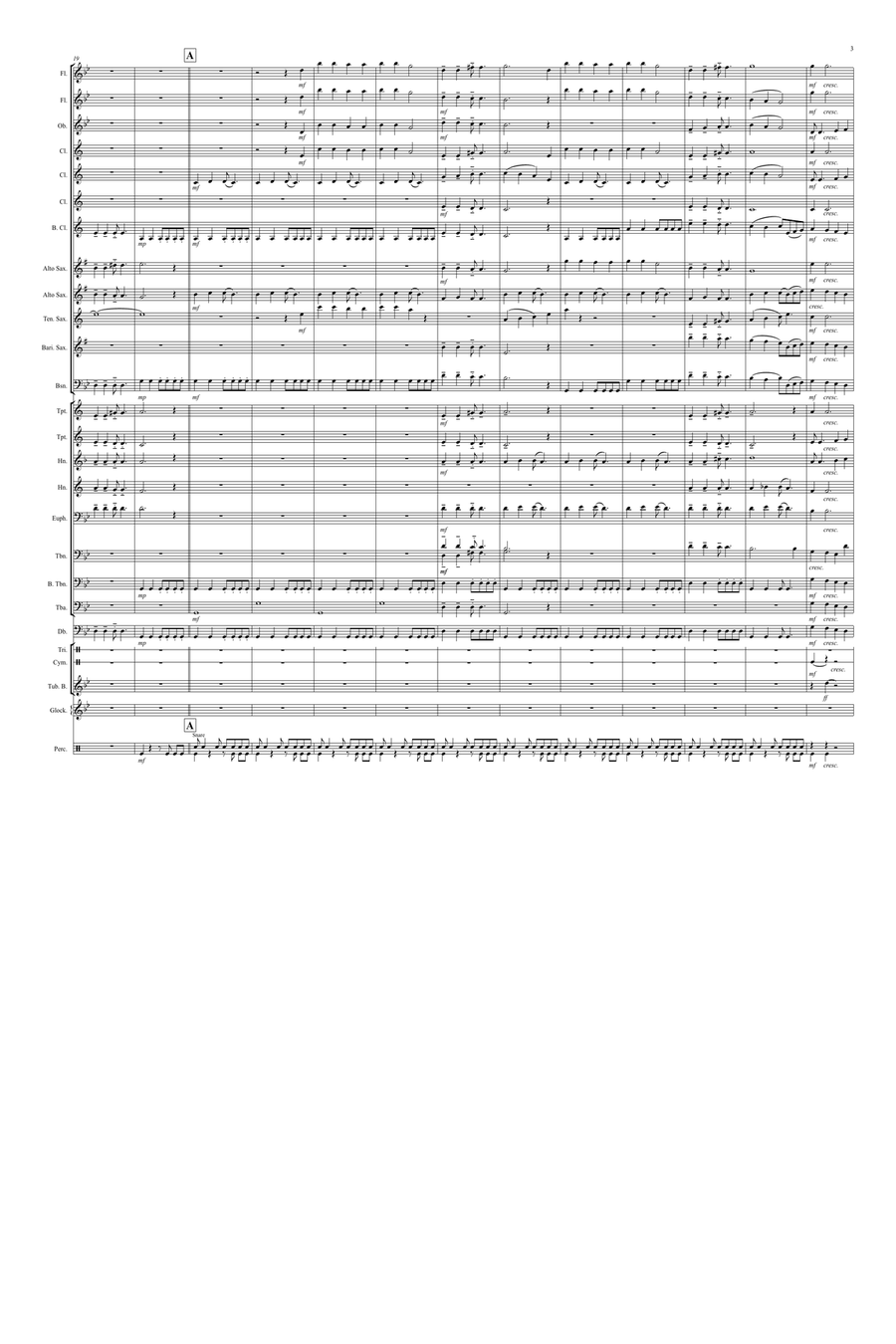 Three Spirituals Three Spirituals Concert Band scores gallery preview page 3