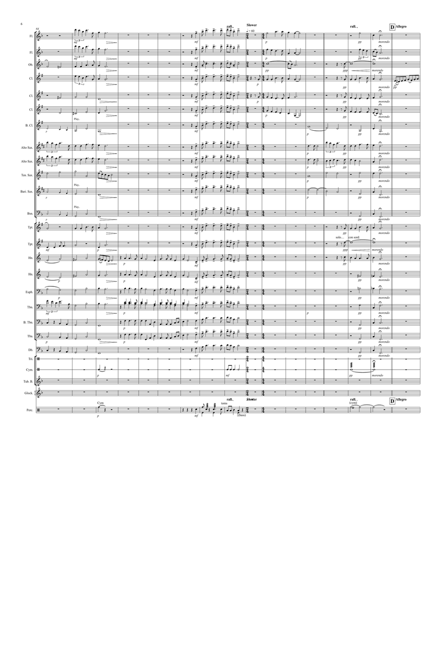 Three Spirituals Three Spirituals Concert Band scores gallery preview page 6