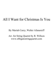 All I Want For Christmas Is You