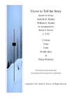 I Love to Tell the Story for String Quintet or String Orchestra