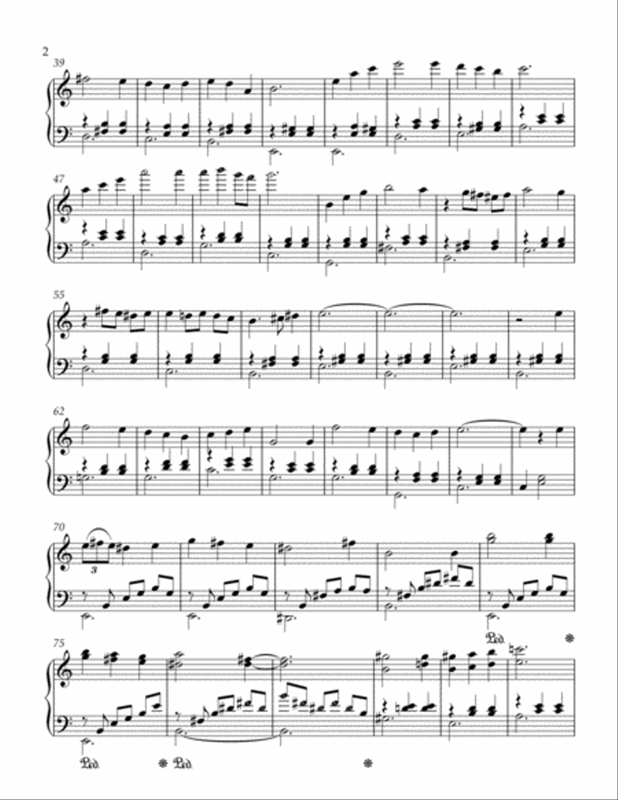 Merry-go-round Of Life Easy Piano scores gallery preview page 2