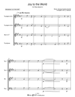 Joy to the World for Brass Quartet