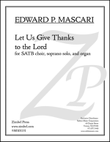 Let Us Give Thanks to the Lord
