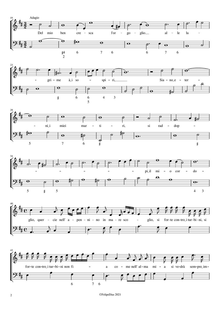 Non sarà, non fù, non è Non sarà, non fù, non è Voice Solo scores gallery preview page 2