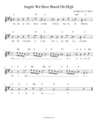Angels We Have Heard On High Duet for 2 Violins