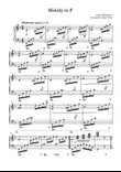 Melody in F - Rubinstein - Broken Chord Piano Solo Arrangement (Intermediate)