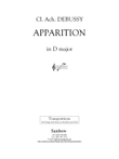 Debussy: Apparition (transposed to D major)