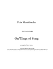 ON WINGS OF SONG DUET FOR 2 VIOLINS, Intermediate Level mini preview