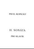 2nd SONATA for piano