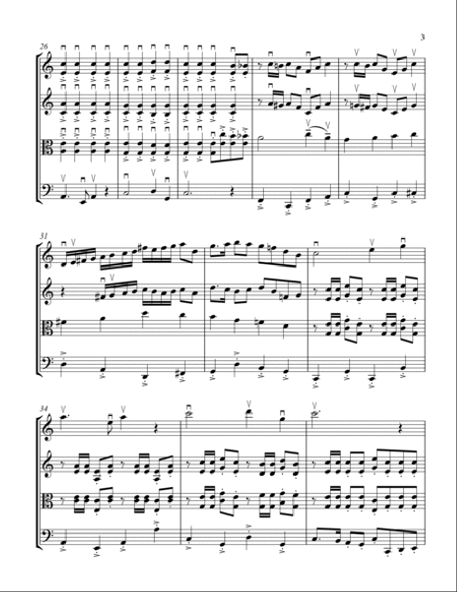 Armed Forces Medley with Space Force Cello scores gallery preview page 3