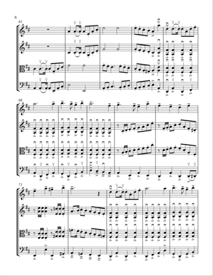 Armed Forces Medley with Space Force Cello scores gallery preview page 6