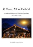O Come, All Ye Faithful (for three Flutes)