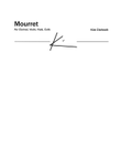 Diehnelt: Mourret for Clarinet and String Trio