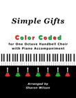Simple Gifts (for One Octave Handbell Choir with Piano accompaniment)
