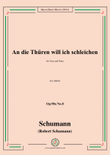 Schumann-An die Thuren will ich schleichen,Op.98a No.8,in b minor mini preview