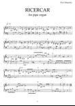 RICERCAR for Organ
