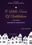O Little Town of Bethlehem - Trombone Quartet mini preview