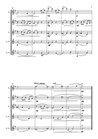 Minuet on the name of Haydn By Ravel. Flute Quintet Woodwind Ensemble scores gallery preview page 6