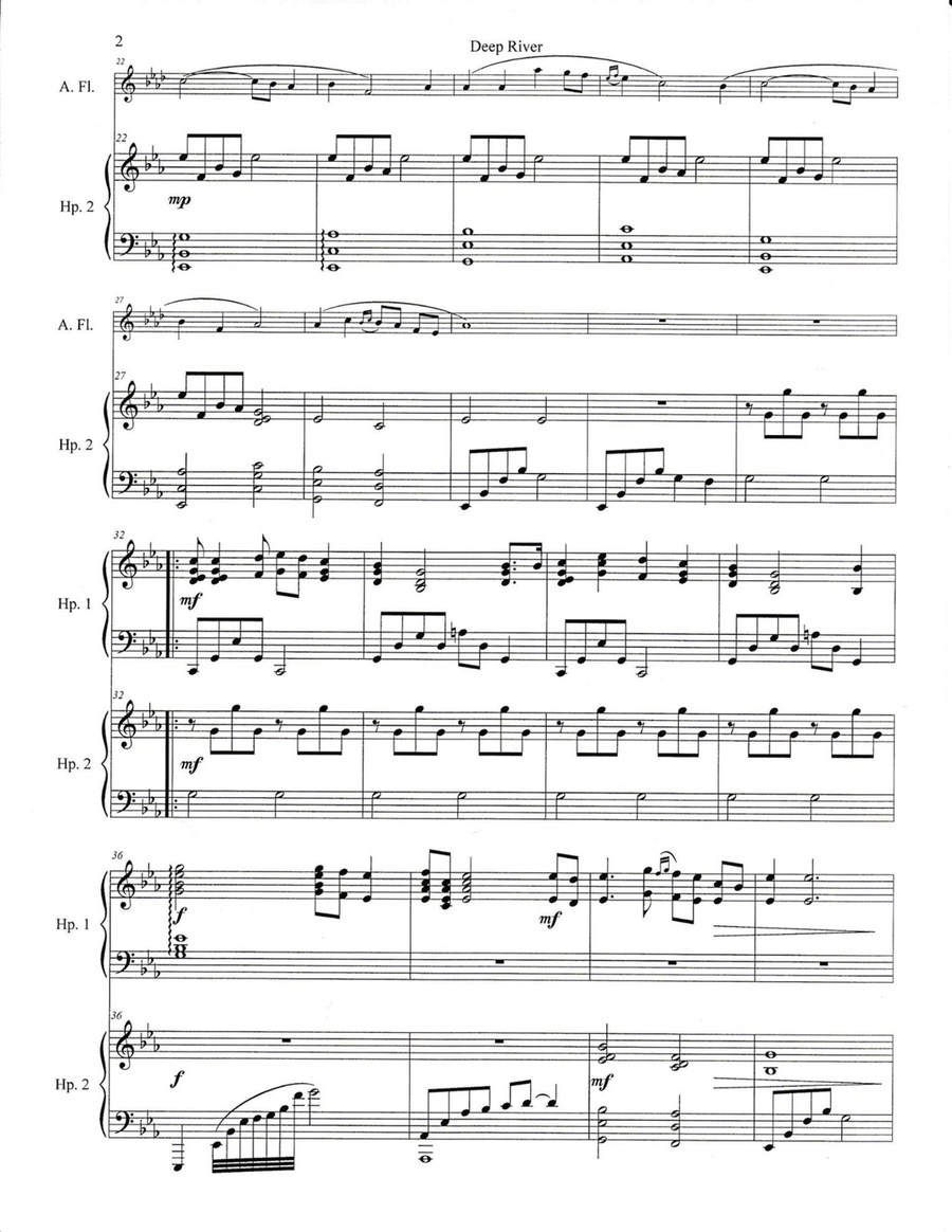 Deep River Flute scores gallery preview page 2