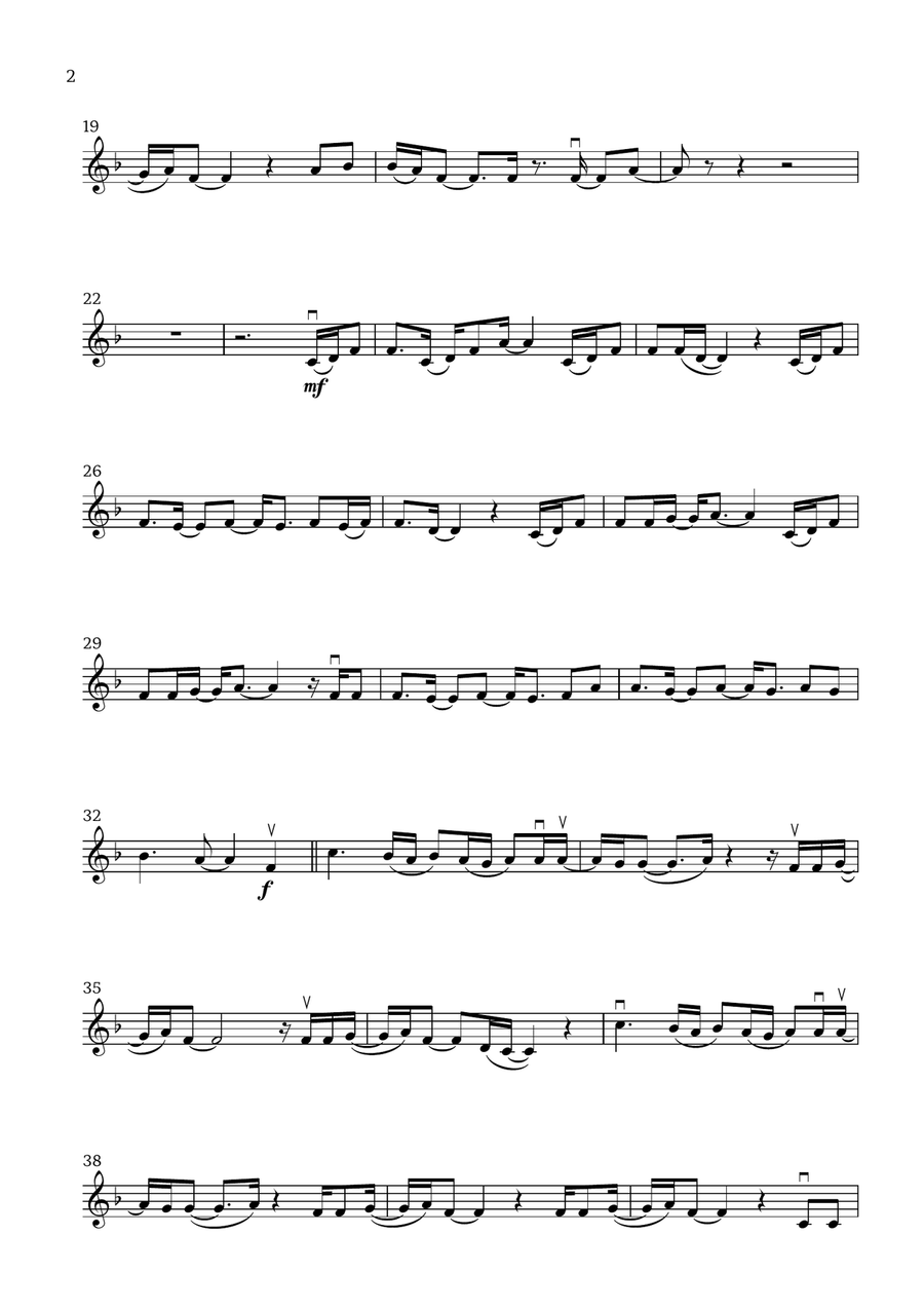 Easy On Me Easy On Me Violin Solo scores gallery preview page 2