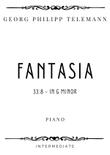 Telemann - Fantasia in G minor (TWV 33:8) - Intermediate