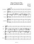 Song of Autumn Fog (Cello and horn, written in 30 years)