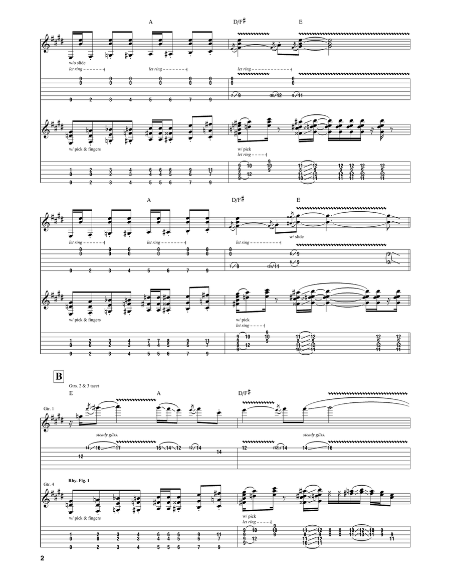Sin Repent Repeat Electric Guitar scores gallery preview page 2
