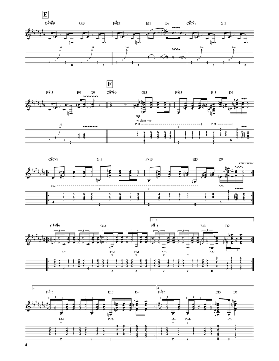 Welchz Grape Welchz Grape Electric Guitar scores gallery preview page 4