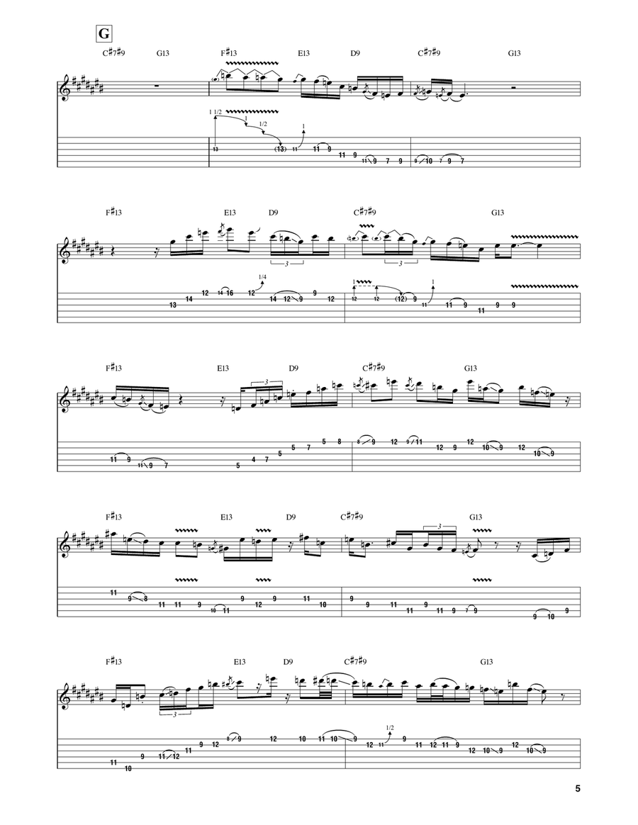 Welchz Grape Welchz Grape Electric Guitar scores gallery preview page 5