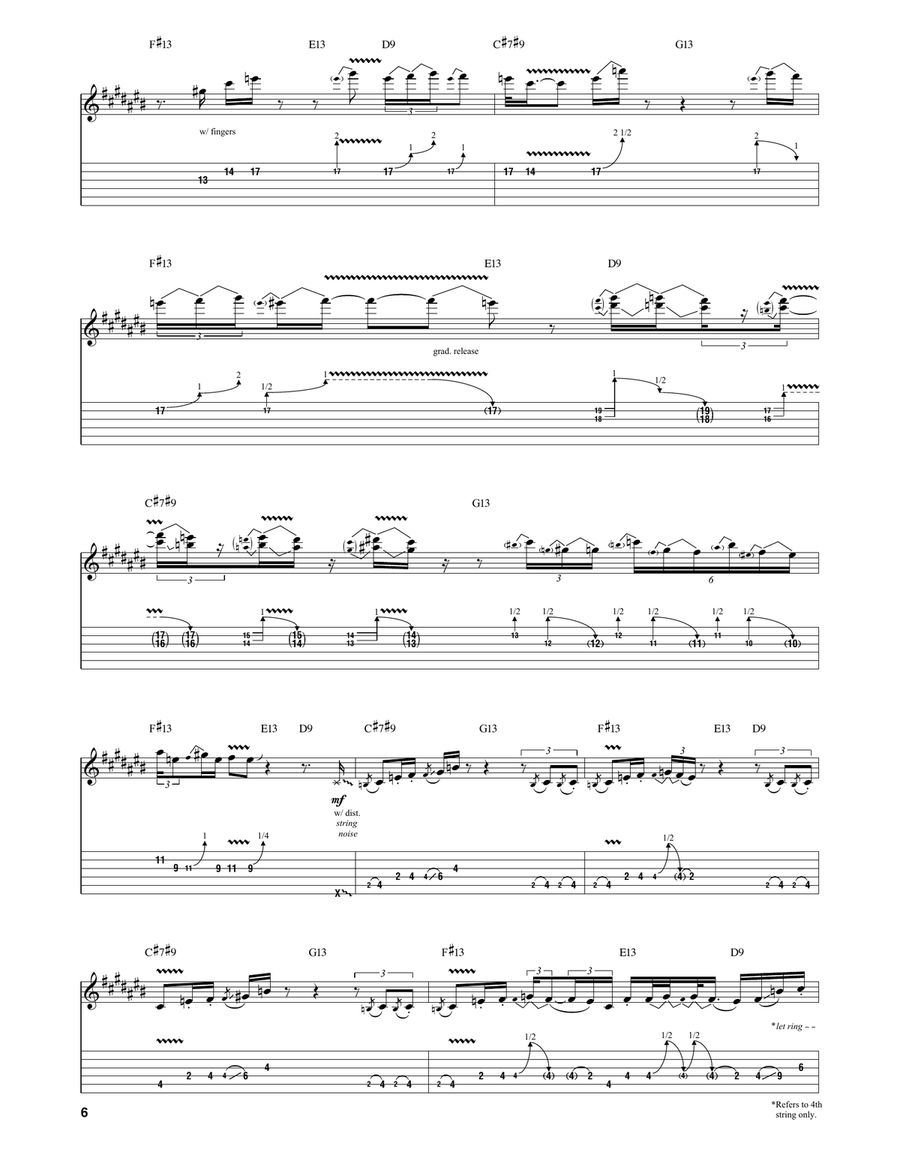 Welchz Grape Welchz Grape Electric Guitar scores gallery preview page 6