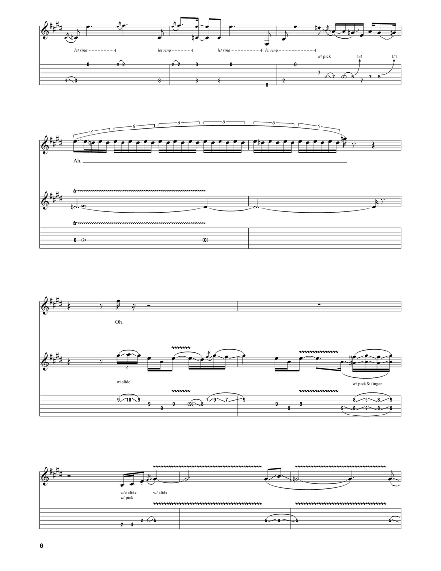 Shakey Ground Shakey Ground Electric Guitar scores gallery preview page 6