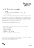 Cécile Chaminade - Idylle op. 126 no. 1 for solo piano