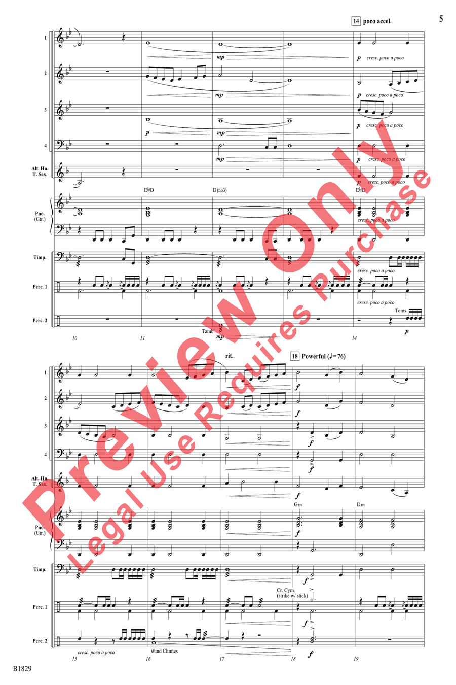 Moscow, 1941 Moscow, 1941 Concert Band scores gallery preview page 5