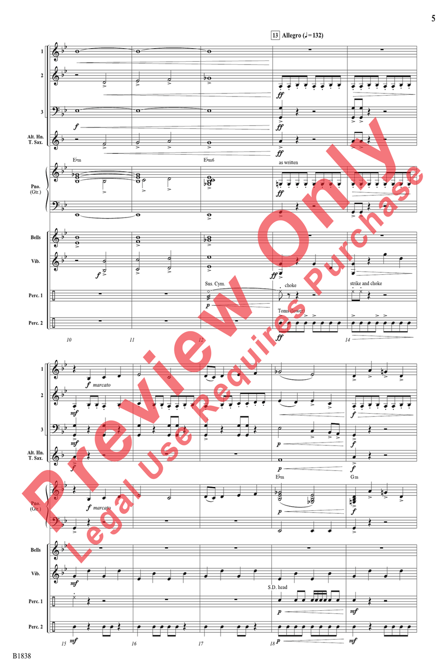 Lost Woods Fantasy Lost Woods Fantasy Concert Band scores gallery preview page 5