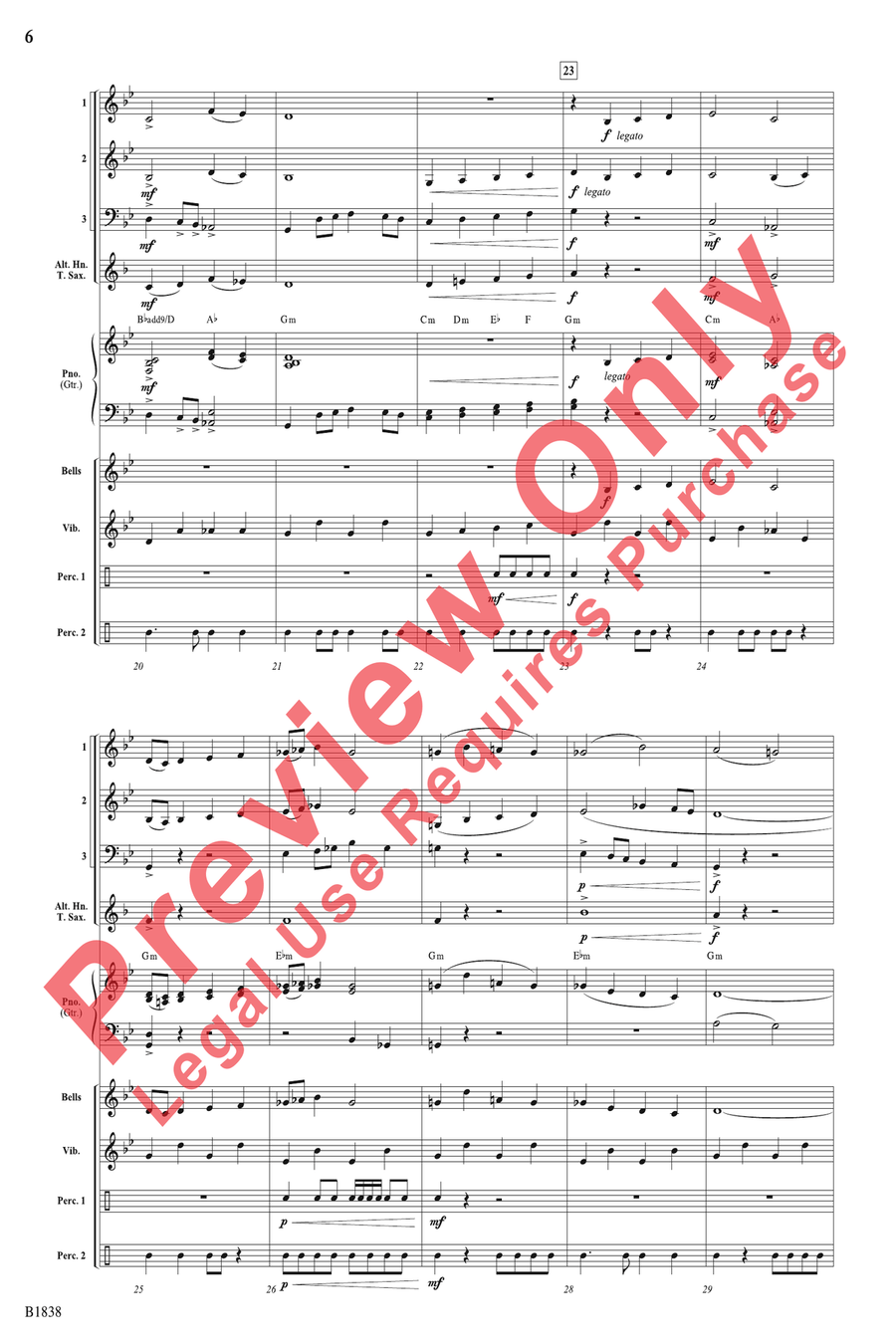 Lost Woods Fantasy Lost Woods Fantasy Concert Band scores gallery preview page 6