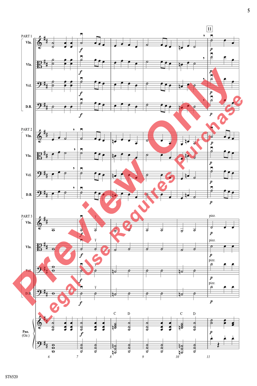 Gaelic Castle Gaelic Castle String Orchestra scores gallery preview page 6