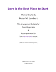 Love Is the Best Place to Start