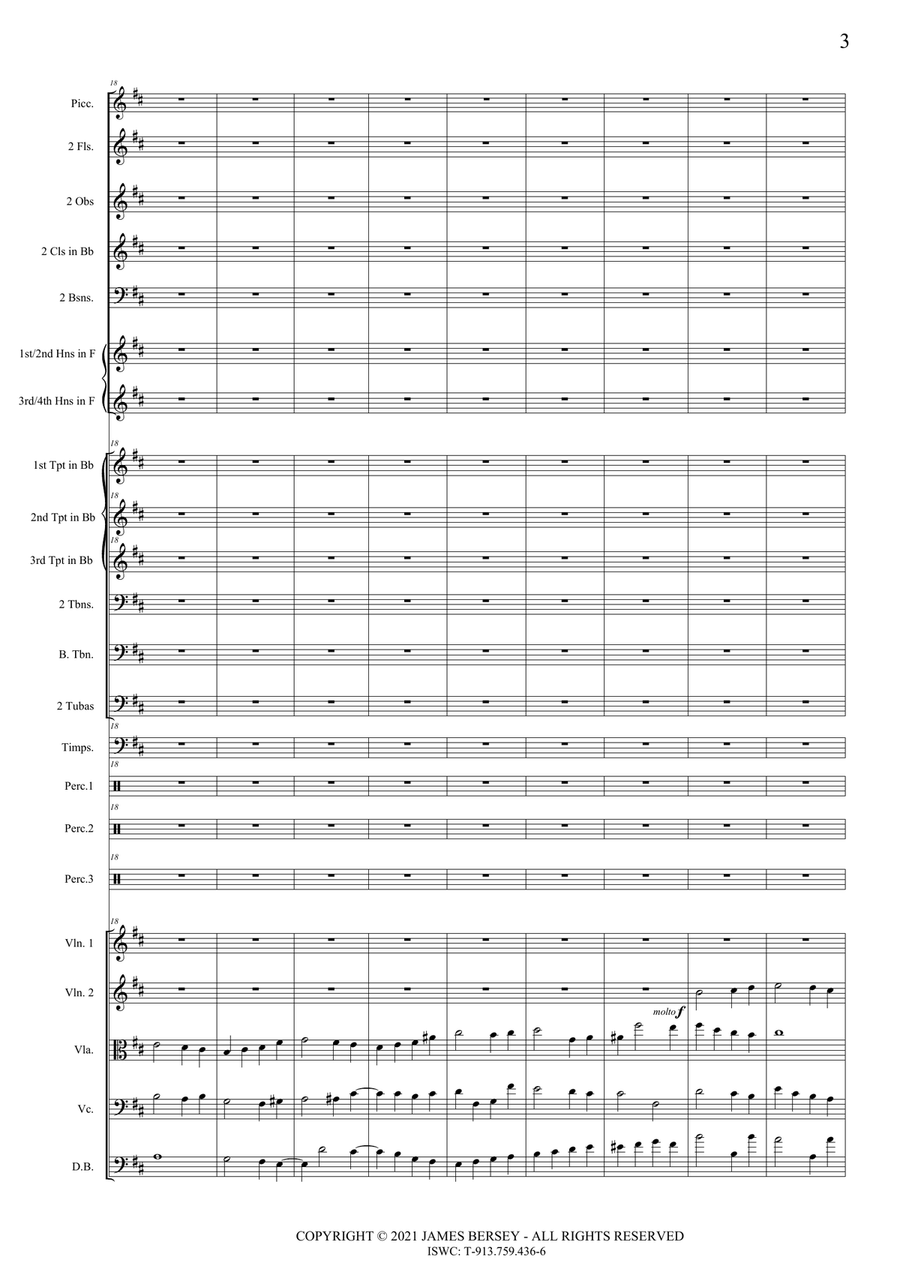 Symphony No.2 - full orchestral score Full Orchestra scores gallery preview page 5