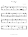 Silent Night- Easy Piano
