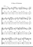The 12 Days of Christmas for Solo Guitar