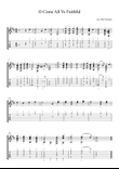 O come All Ye Faithful - Solo Guitar