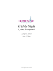 O Holy Night ( piano arrangement)