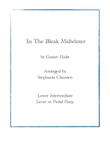 In The Bleak Midwinter (Lower Intermediate Harp Solo)