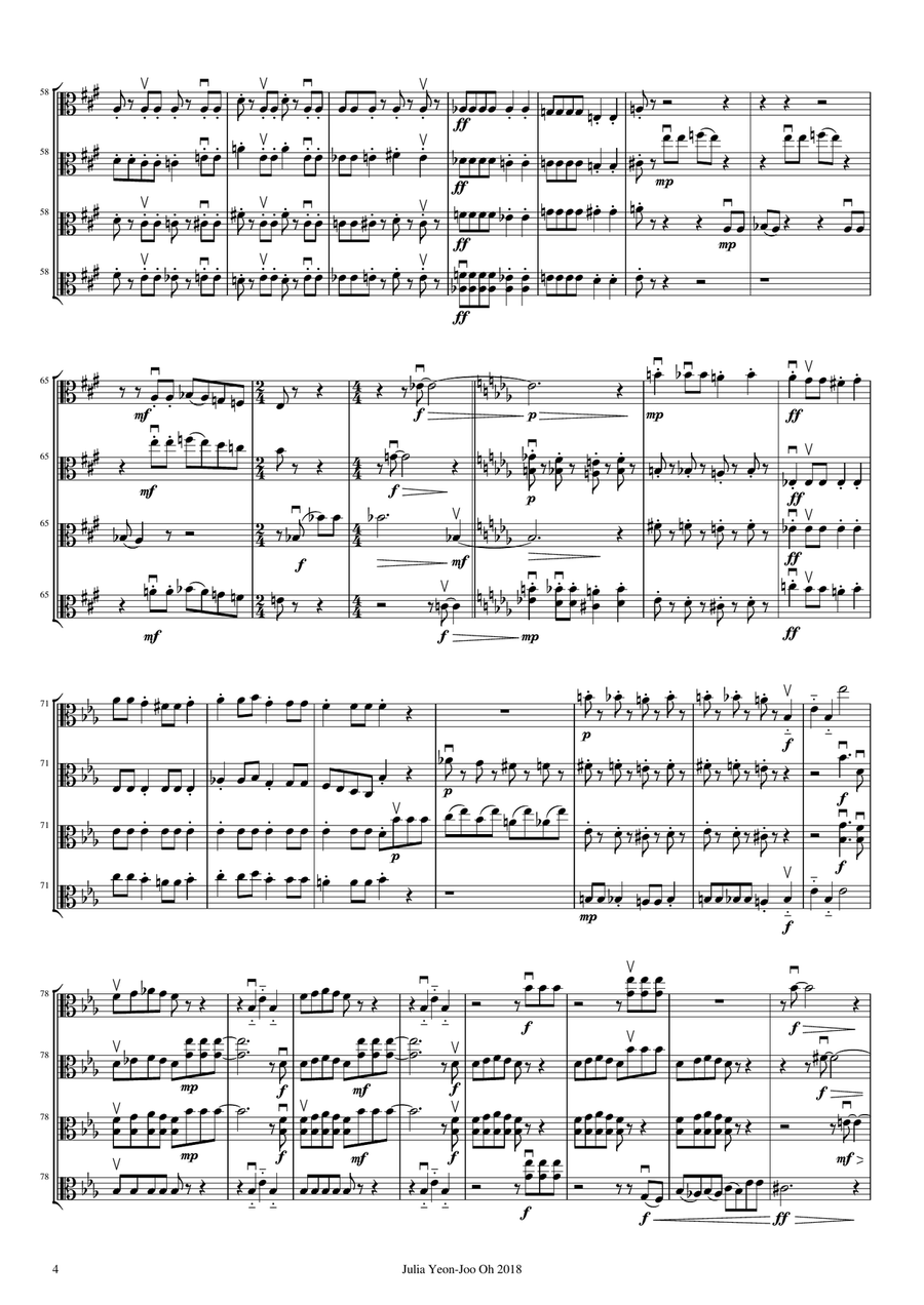 Bohemian Rhapsody Bohemian Rhapsody Small Ensemble scores gallery preview page 4