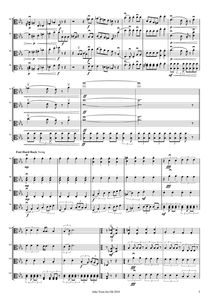 Bohemian Rhapsody Bohemian Rhapsody Small Ensemble scores gallery preview page 5